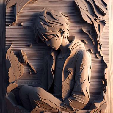 3D model Makoto Shinkai (STL)